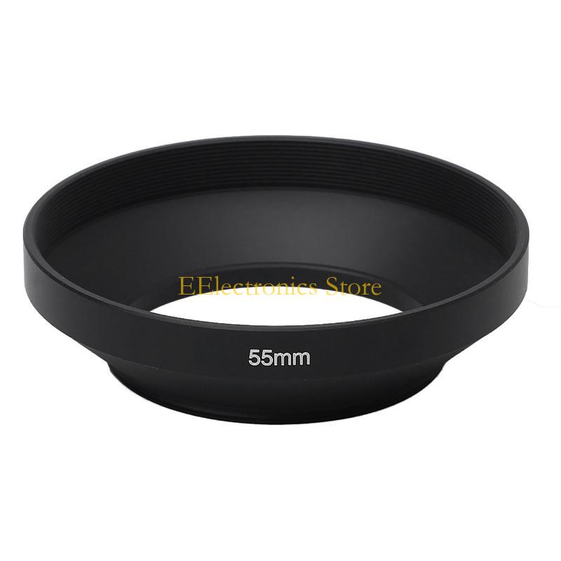 B03C 39 40.5 43 46 49 52 55 58 62 72mm Camera Metal Lens Hood Wide Angle Screw Mount Lens Hood for Digital Camera Accessory