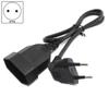 Europea 90 Degree Male Plug To Female Socket Power Extension Cable For Pc Computer Pdu(0.6m)
