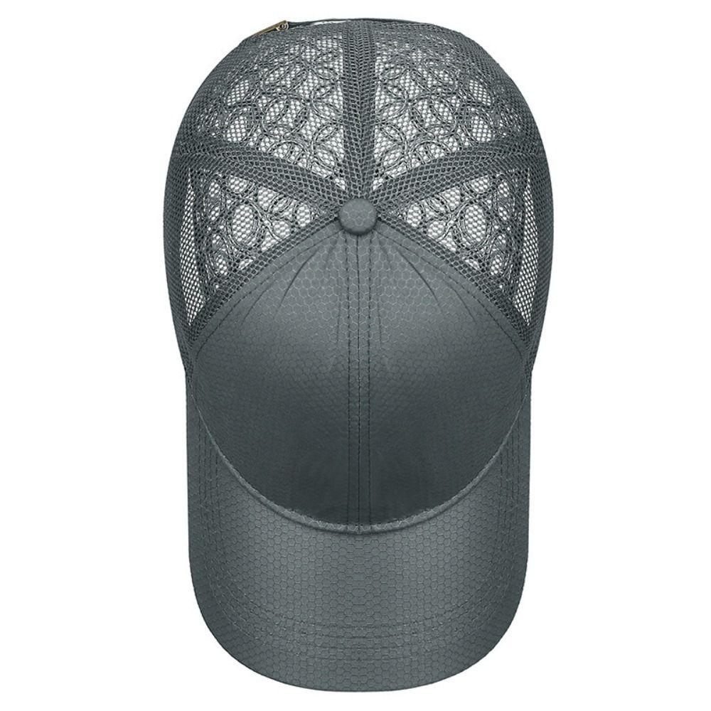 Honeycomb Breathable Mesh Quick-Drying Hat Adjustable Baseball Cap For Women Men