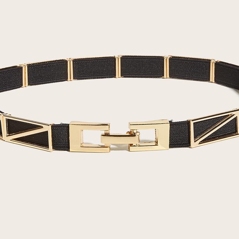 Ceinture Manteau Élastique Accessoires Décoratifs Robe Costume Sceau de Taille Femmes Automne Hiver Tendance Été Noir