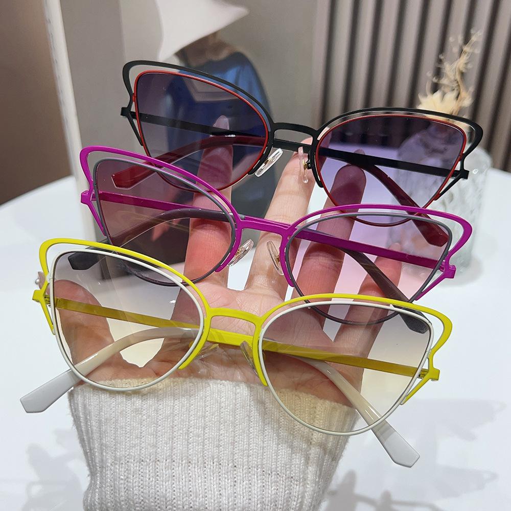 Fashion Butterfly Sunglasses Women Colorful Vintage 80s Ladies Sun Glasses Personality Eyewear for Gift