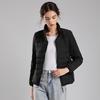 Down jacket women's light and seamless glue pressing autumn and winter new stand-up collar short cold-proof slim-fitting white duck down jacket