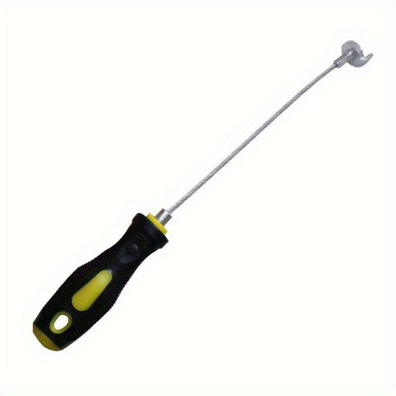 

1 шт. Инструмент для снятия сливной пробки масла Сильный магнитный съемник масляной пробки Гаечный ключ Защита от ожогов Инструмент для обслуживания автомобиля чёрный