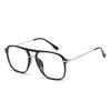 New Men's Retro Myopia Eye Frame With Degree Double Beam Square Frame Anti-blue Light Glasses  Myopia Glasses Frame MH31228
