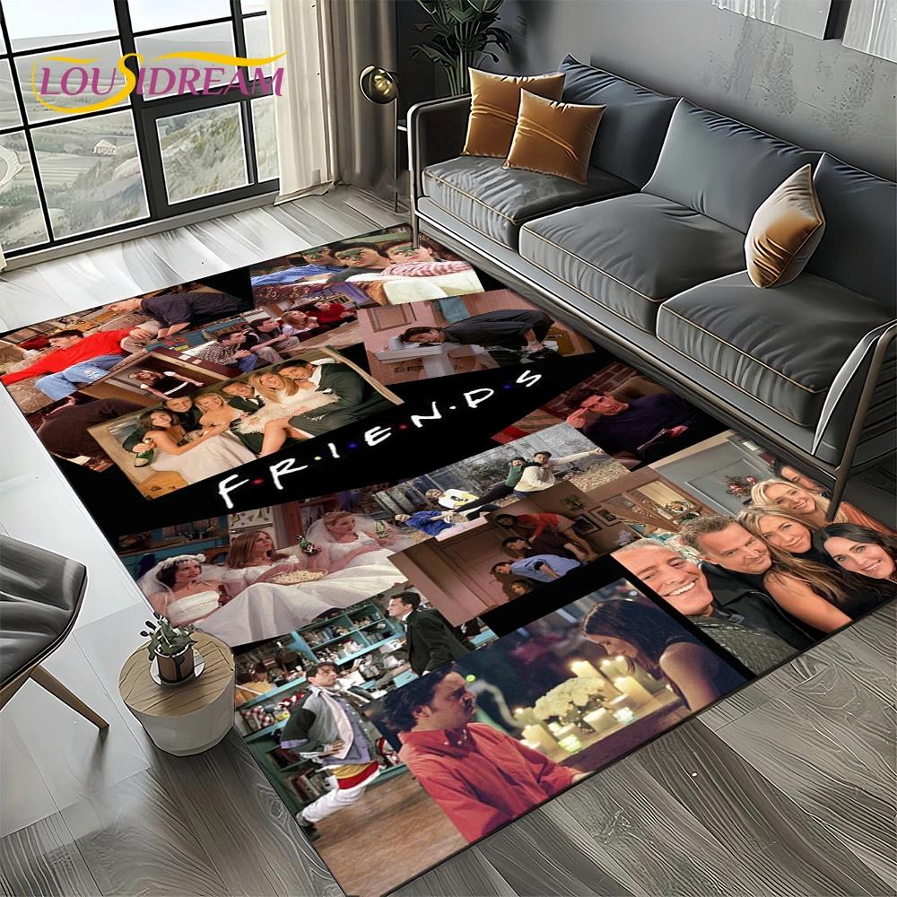 Koberec kobereček Central Perk přátelé TV seriál pro obývací pokoj ložnici domov dekorace pohovky, koberec do dětského koutku protiskluzová podložka na podlahu dárek