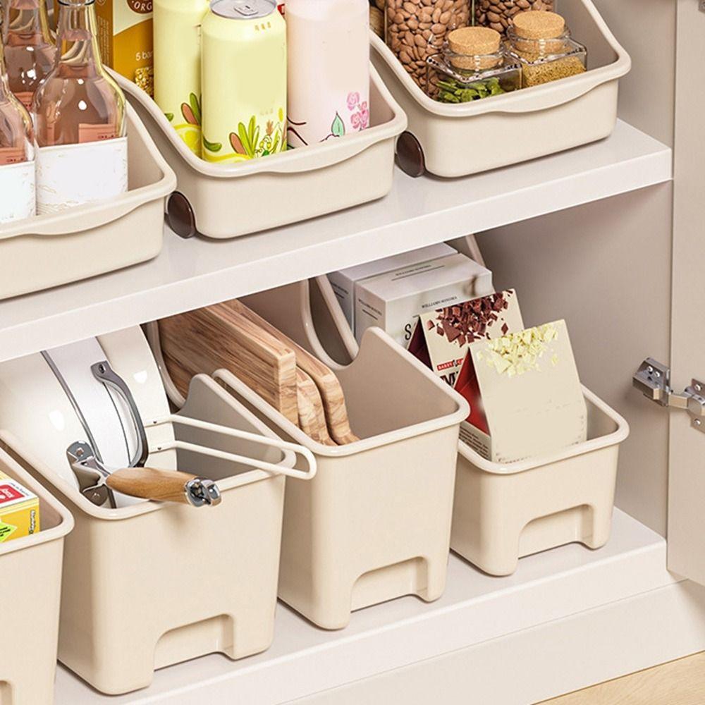 Save Space Sundries Storage Case Plastic Pot Cover Rack Multifunctional Cabinet Storage Box Garage