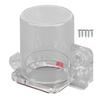 Emergency Stop Button Cover Lockout Transparent Visual Plastic Stop Push Button Protection Cover