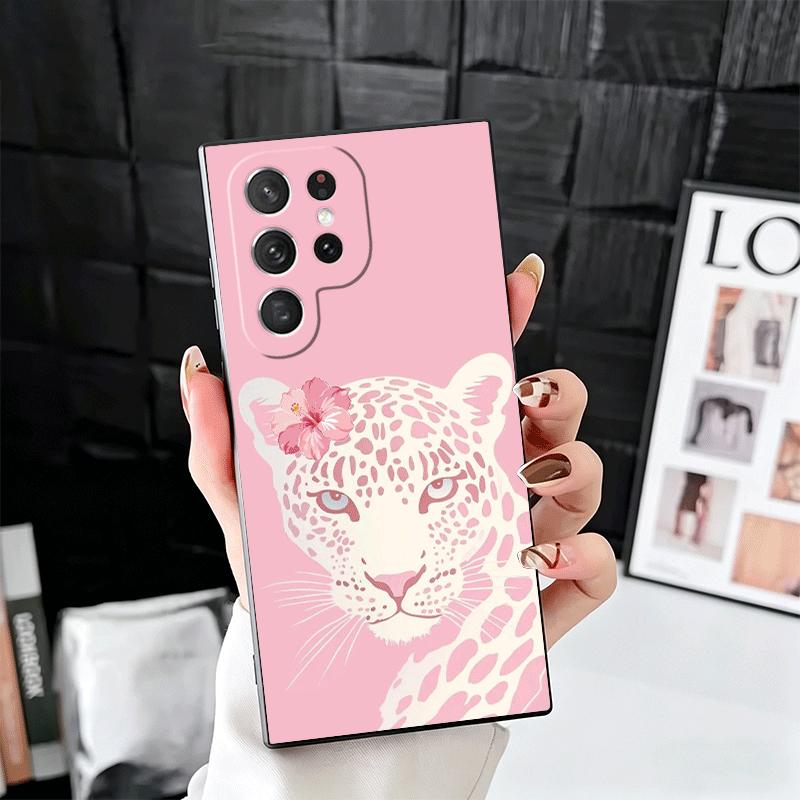 Girl Boss Lady Pink Soft Phone Case for Samsung Galaxy S26 S25 Edge S24 Ultra S23 Plus S22 S21 FE S20 Black Cover Back Shell