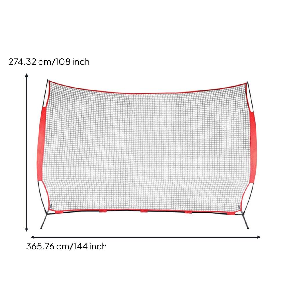 Baseball Pitching Screen Reinforced Net Batting for, Coaches, Backyard,