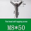 Stainless Steel 304 Eye Bolt, Self-Tapping Screw Eyelet, Butterfly Hand-Tight Self-Sheep Horn Nails