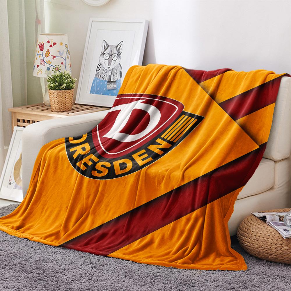 Coperta in Flanella con Stampa Dynamo Dresden, Alta qualità Confortevole per Tutte le Stagioni, Arredamento per la Casa, Calore e Comfort