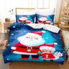 Christmas Bedding Set Duvet Cover Comforte 3D Children'S Cute Printed Cartoon 100% Polyester 3-Piece Set 1 Quilt Cover