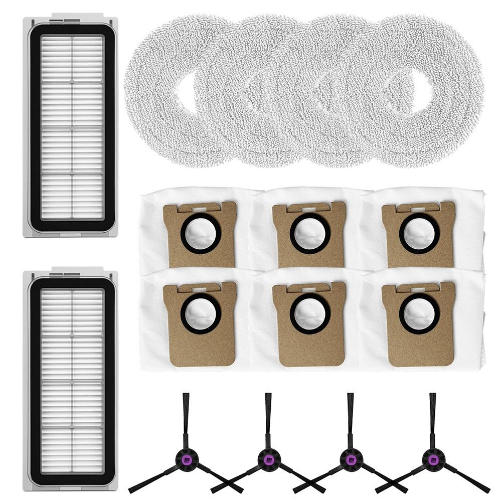 Microfiber Mop Cloths Robot Vacuum Kit Non-woven Dust Bags