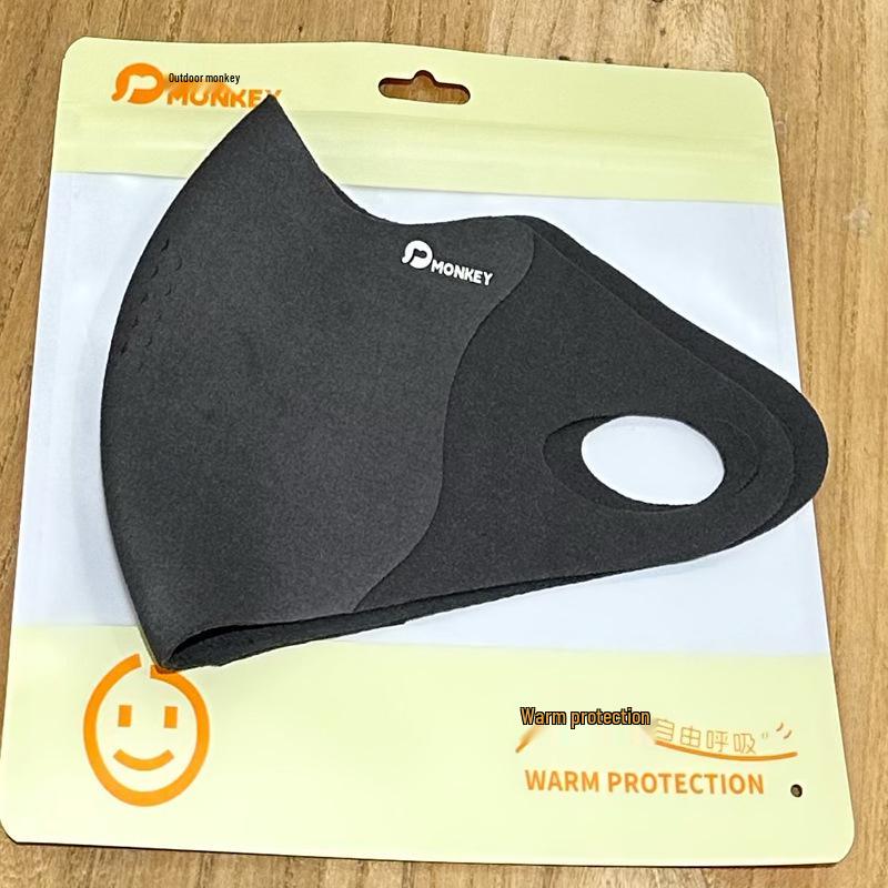 Unisex Winter Cycling Fleece Face Mask: Breathable, Windproof & Coldproof with Fish Scale Design