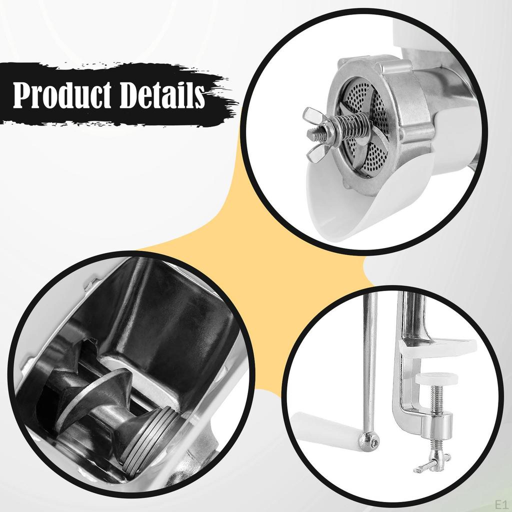 Manual Kibble Machine Mill Ergonomic Handle Maker, Processing Tool for Farm, Household