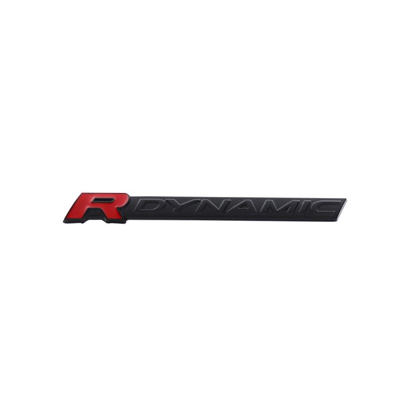 3D Car Styling R DYNAMIC RDYNAMIC for car Hood Fender trunk Rear Bonnet Nameplate Decal Emblem Badge Sticker