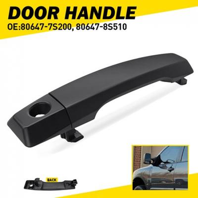 Black Exterior Door Handle Front Left For 04-15 Infiniti QX56 Nissan Armada EXV