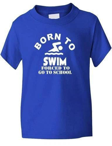 

Born To Swim Boys Girls Sports Kids T Shirt Gift Present Sizes 1-13 Years 3XL