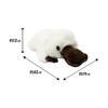 Koyoshi Nakayoshi Platypus Plush Toy Big 2 Types Approx. 40cm (Brown)