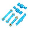 RC Car Steering Tie Rod Alloy Enhanced Performance Steering Assembly Upgrade Parts for  02 RC Car