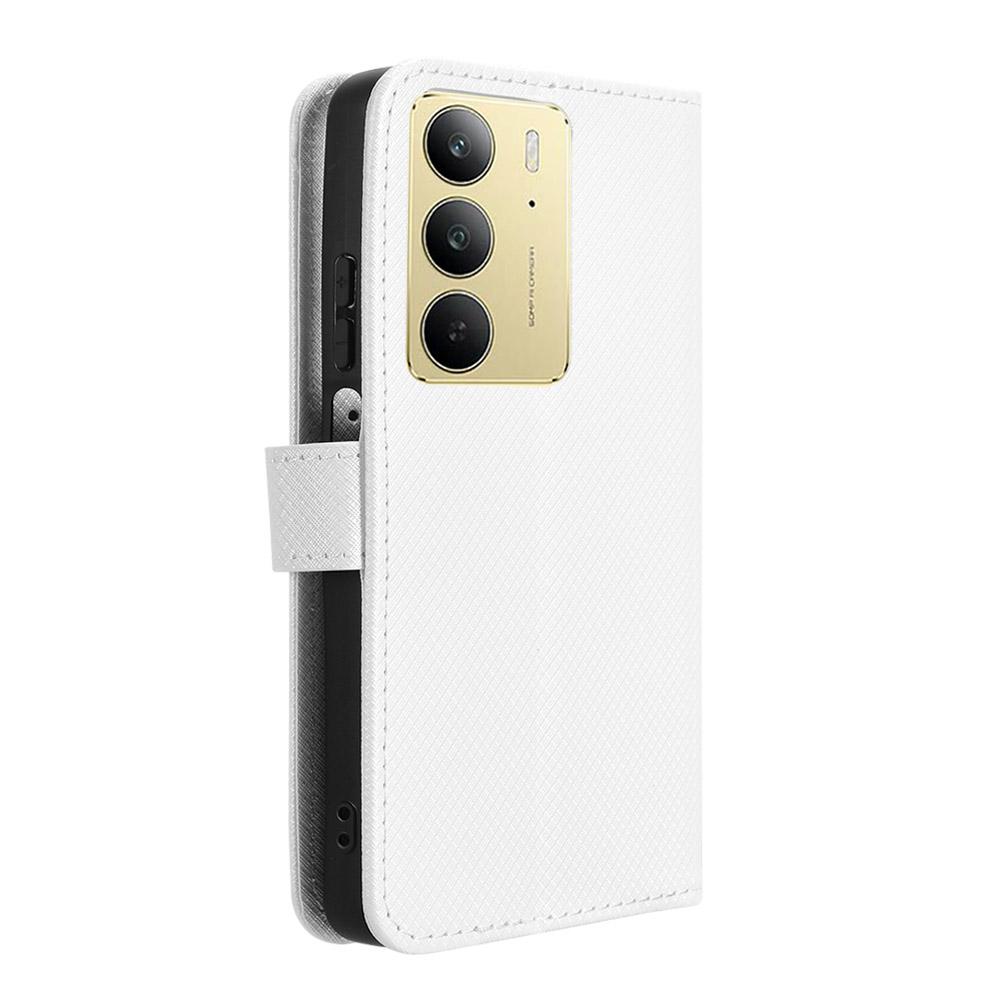 For Realme 14x 5G/C75 4G/V60 Pro 5G Case PU Leather Diamond Texture Wallet Phone Cover