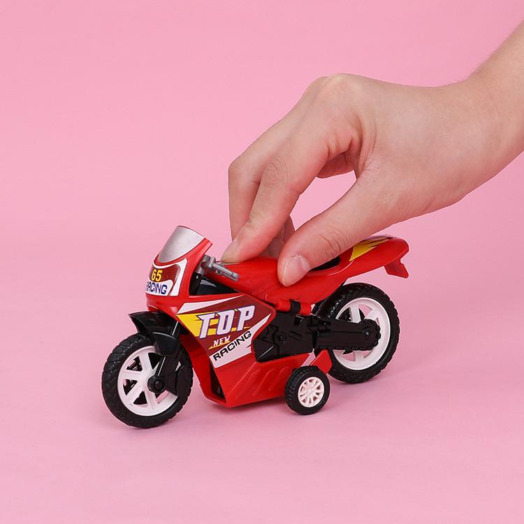 Plastic Toy Kids Motorcycle With Push And Glide Design For Development Cognitive