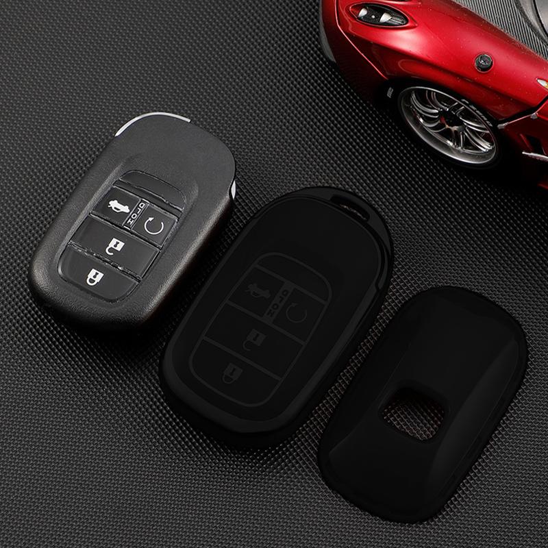 TPU Car Key Cover Case Shell Fob Holder for Honda City CRV CR-V Freed Pilot Accord Civic 2026 2026 2026 Protector Auto Styling