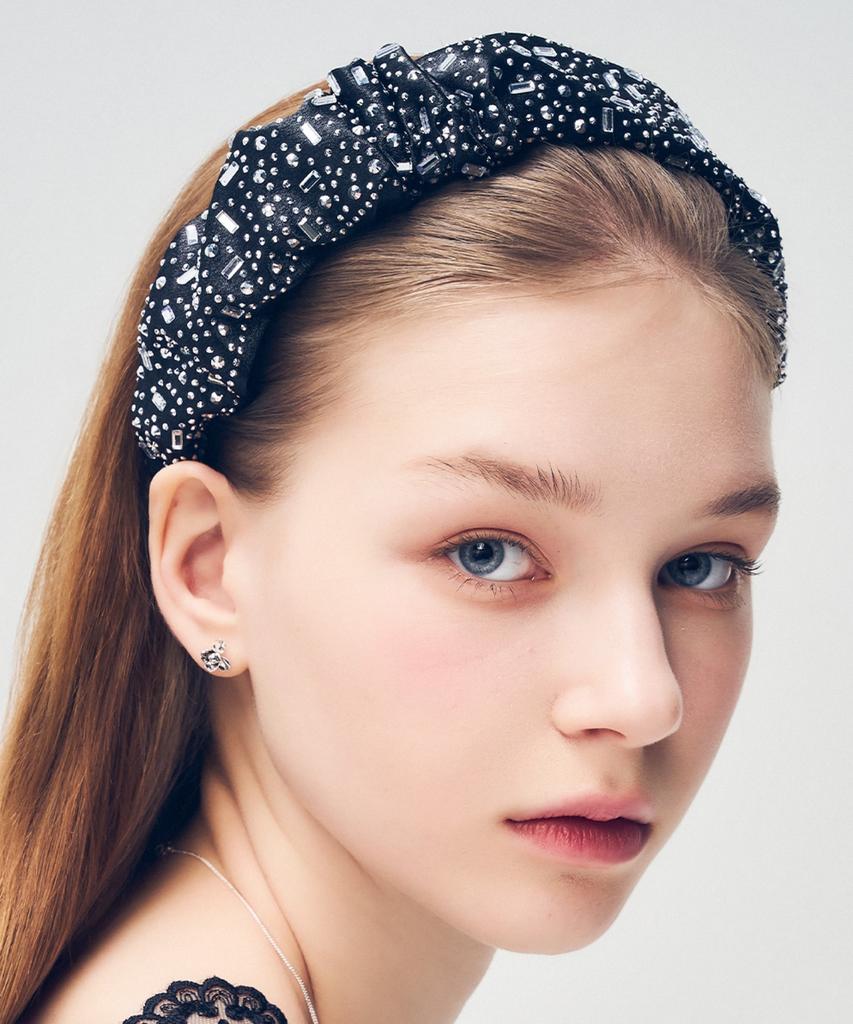 Dana Burton Atelier Crystal Shirring Hairband