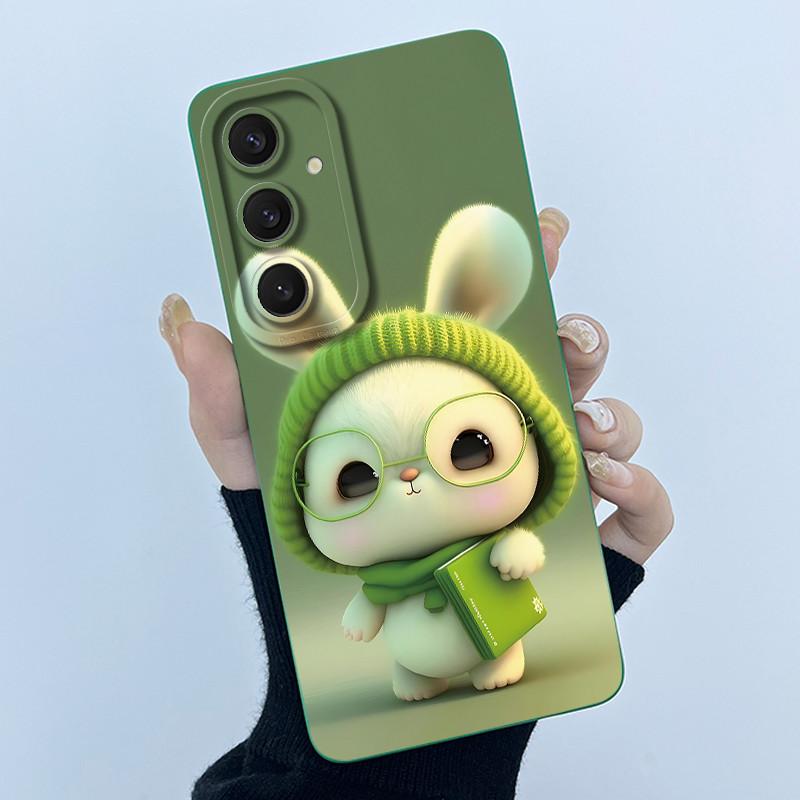 Funny Cool Cat Dog Silicone Phone Case For Samsung Galaxy A16 A26 A36 A56 5G Bumper Matte Protective Soft Back Cover Shell Capas