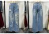 2026 European Trend Ripped Straight-Leg Denim Jeans for Women