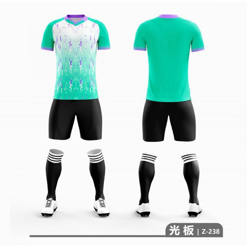 Football Uniform High-end Custom Digital Printed Suit Men Women Adult Short-sleeved Professional Competition Training Uniforms Sports