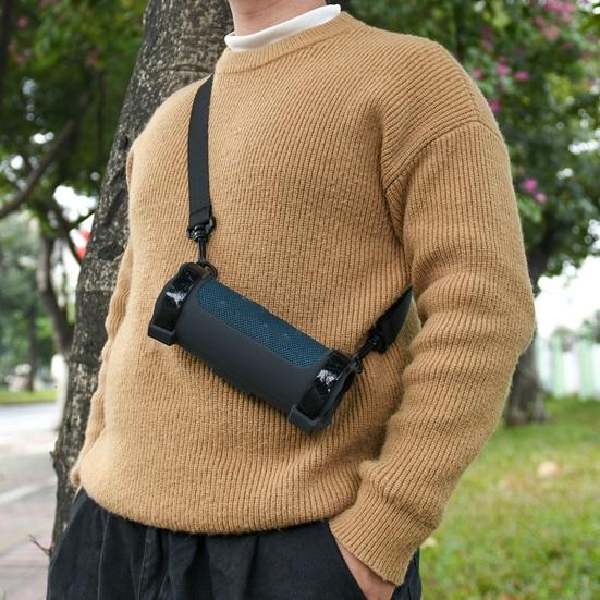 Silicone Protective Sleeve with Shoulder Strap Fastener Tape Anti-drop Design Storage Case