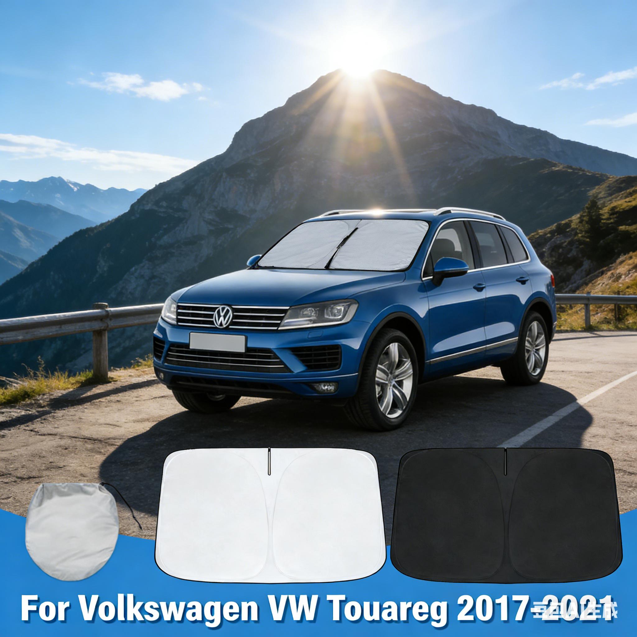 

For Volkswagen Touareg 2017 2018 2019 2020 2025Windshield Sun Shade Sunshade Sun Visor Protector Foldable Blocks UV Rays Keep серебряный