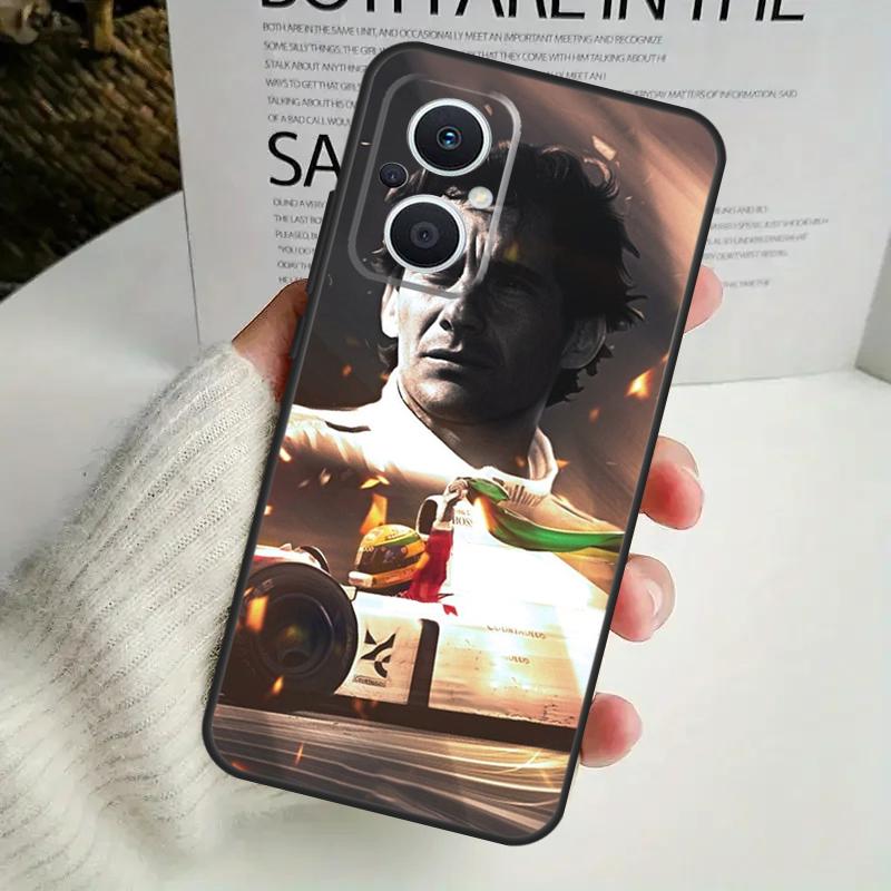 Ayrton Senna F1 Racing Für OPPO Reno 11 F 10 Pro 4Z 5Z 8T 4 5 6 7 8 Lite OPPO Find X3 X6 Pro X2 Neo X5 Lite Hülle