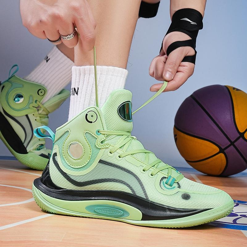 Men's shoes spring autumn 2025 new youth basketball sports casual shoes men's fashion shoes all match student high top sneakers