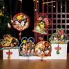 Handmade Mid-Autumn Festival Lantern DIY Glowing Light-Up Bunny Lantern  Photography Props