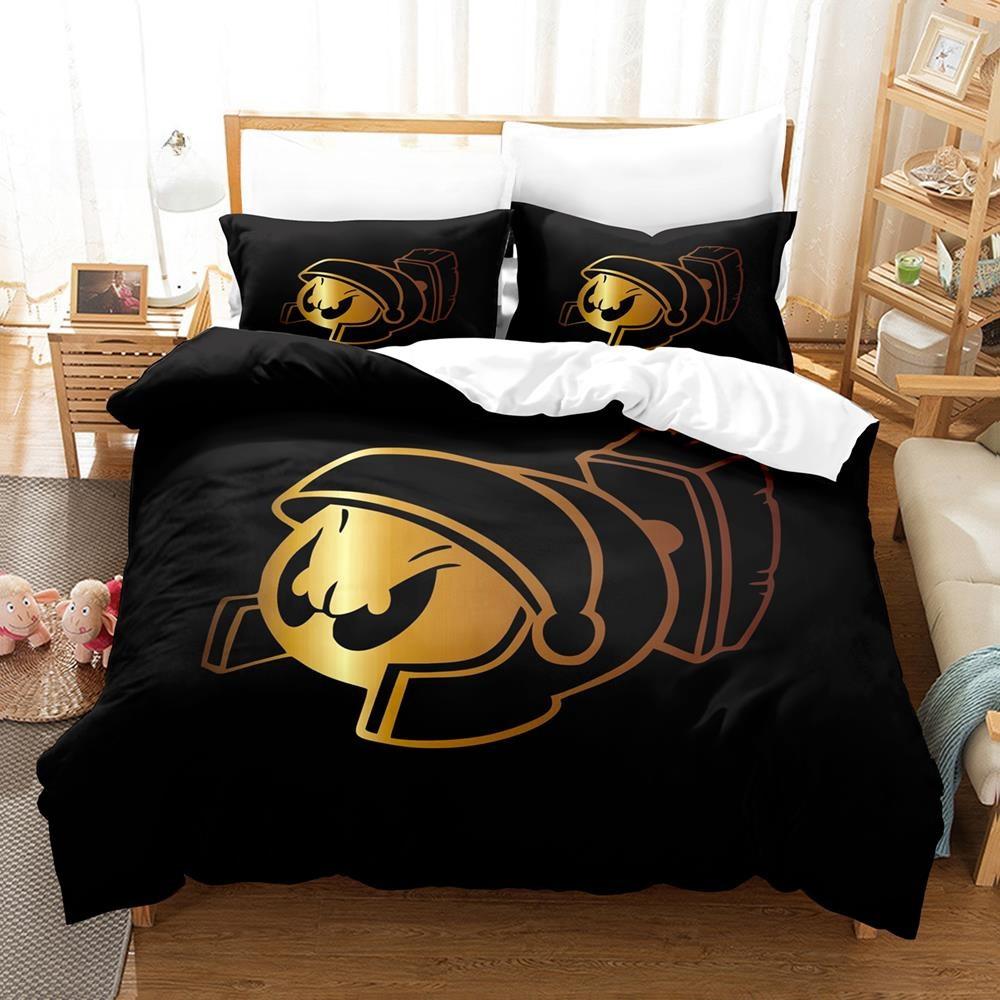 Fashion 3D Print Anime Marvin The Martian Bedding Set Single Twin Full Queen King Size Bed Set Adult Kid Bedroom Duvetcover Sets