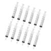 12 Pcs Syringe Dispenser Small Transfer Pump Perfume Fragrance for Man Bottles Liquid Press Pumps Tiny Filling Pp Water Mini