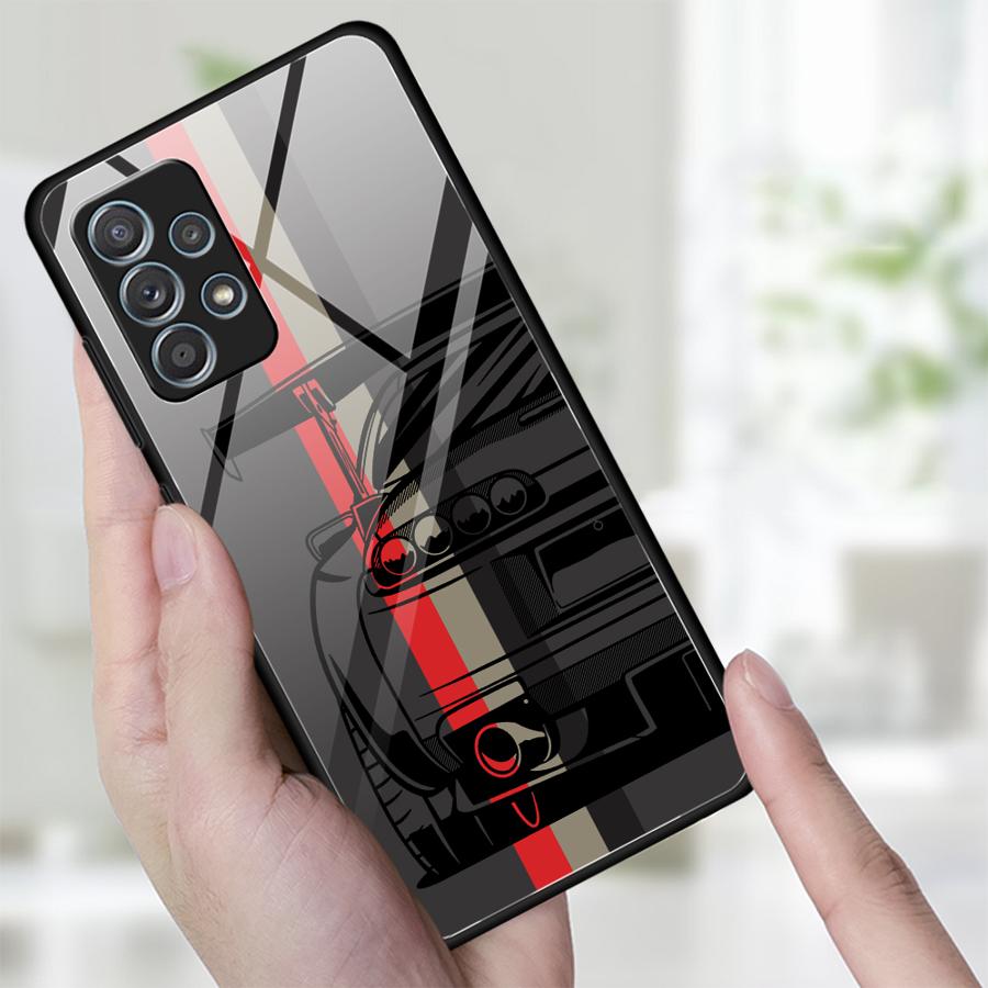 Japanese Drift Car Case for Samsung Galaxy A15 A50 A36 A71 A56 A35 A25 A13 A20 A21 A06 A51 A52 A14 A30 A73 A34 A16 A02 A12 A10