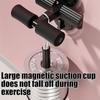 Ab Training Auxiliary Device, Portable Sit Up Exercise Equipment with 2 Strong Suction Cups and Adjustable Foot Holder