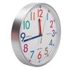 10 Inches Clock Children's Wall Clock Silent Learning Wall Clock 12 Inches Clock