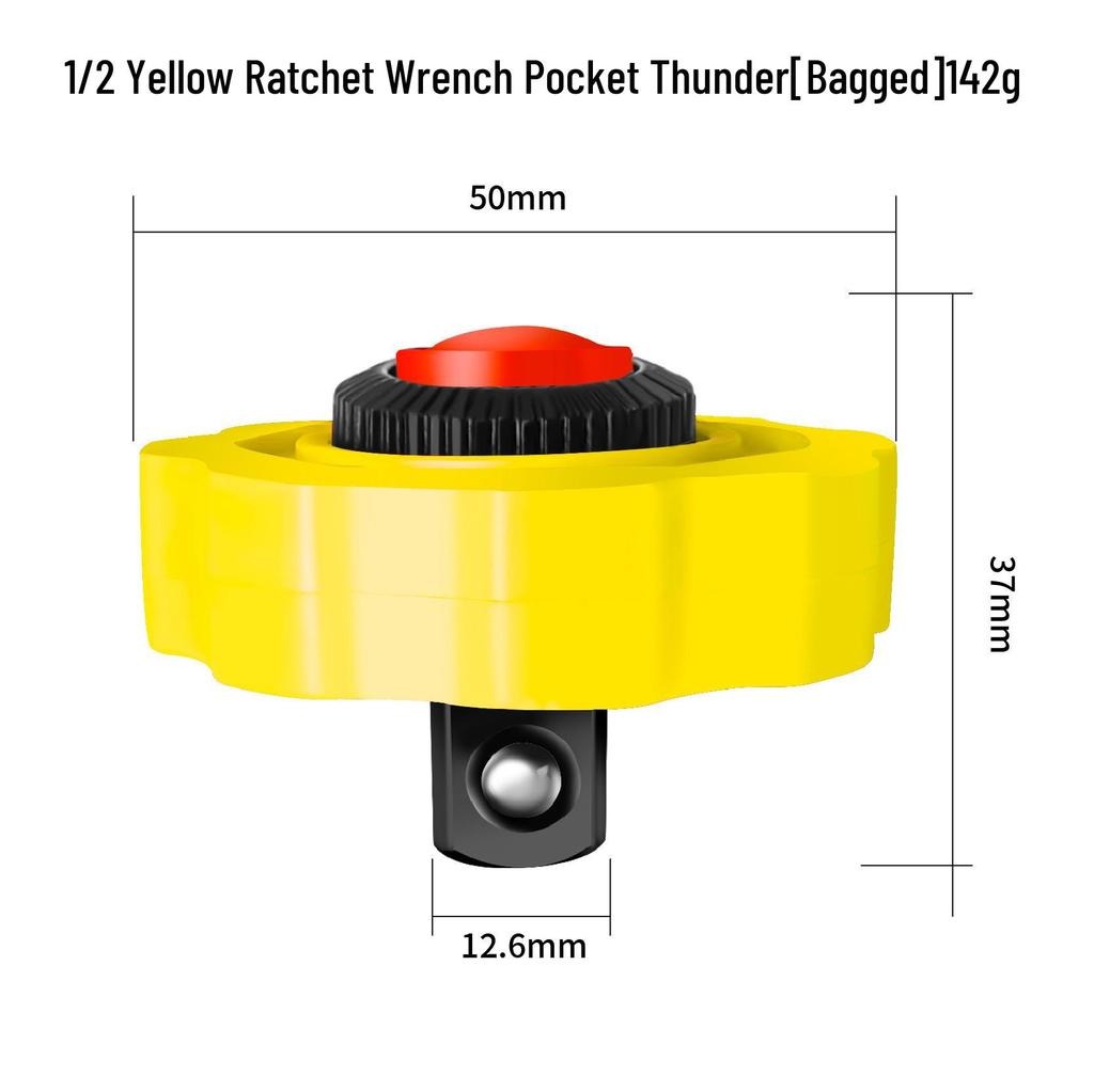 Palm Thunder 3-Piece Mini Ratchet Finger Wrench Set (1/2", 3/8", 1/4")