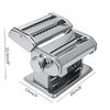 Silver Stainless Steel Fresh Pasta Maker Roller Machine for Spaghetti Noodle Fettuccine Dumpling Maker Noodle-Maker Roller-Machine