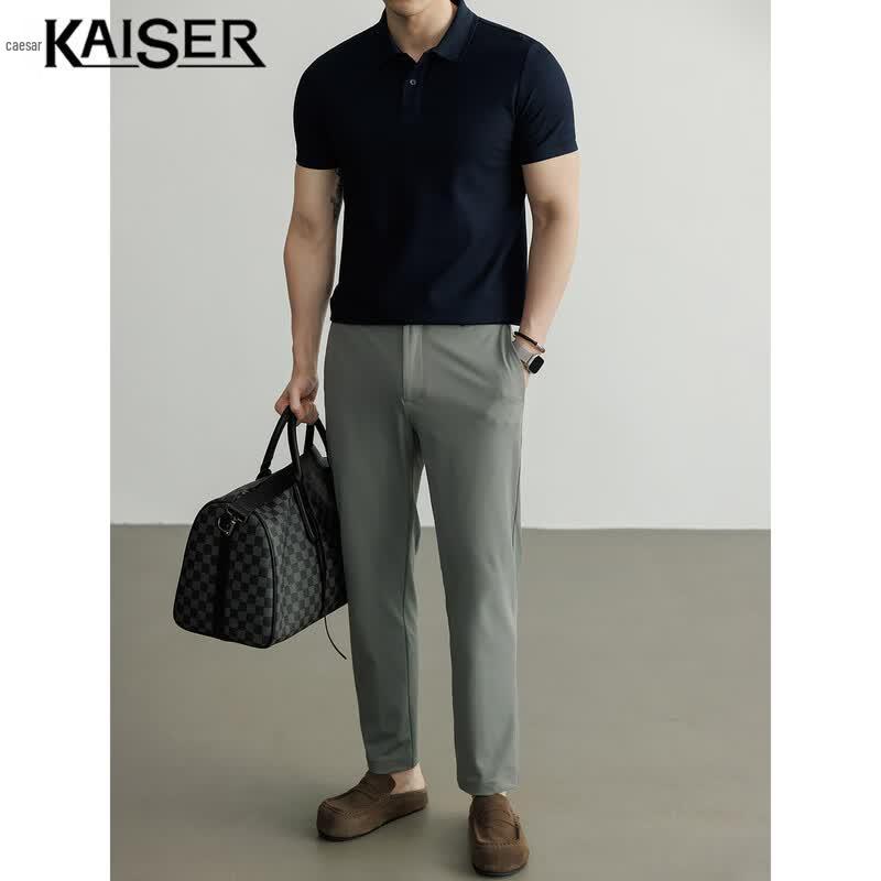 KAISER Men s Long-Staple Cotton Polo Shirt 3XL