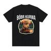 Bober Kurwa Bobr T-shirt Funny Meme Graphic Men's Women Fashion Hip Hop Loose 100% Cotton T-shirts Comfort T Shirt Y2k Top