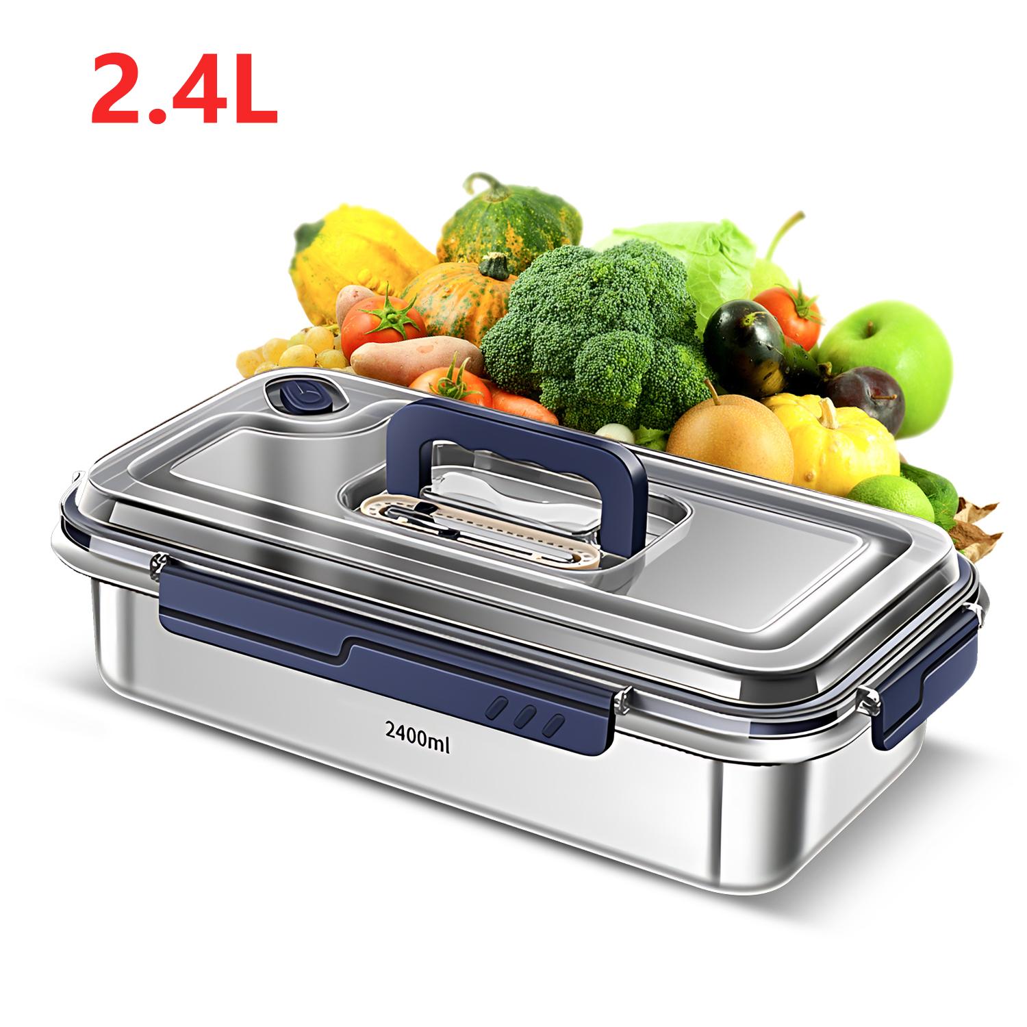 

Контейнери для зберігання їжі з кришками Герметичні Харчовий 316 Нержавіюча сталь Великої місткості Непротікаючий Кухонний контейнер для зберігання