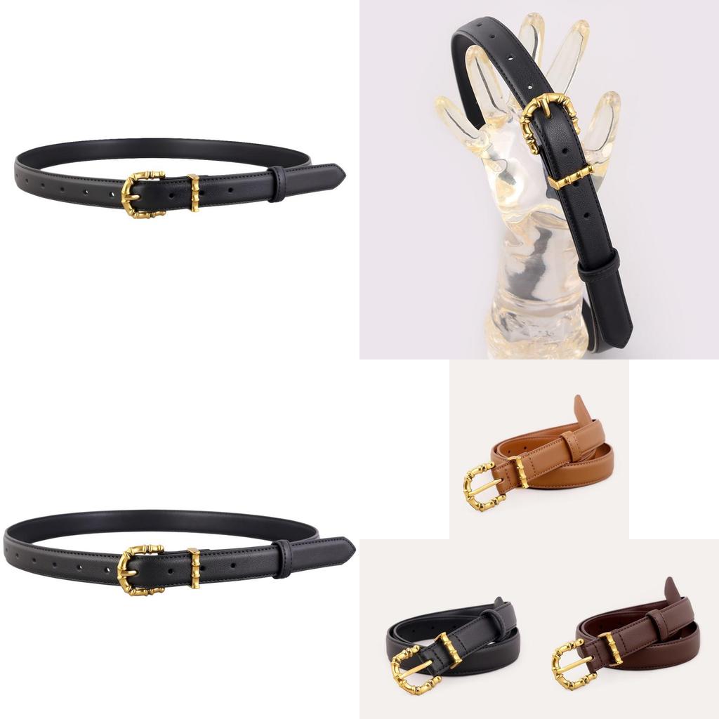 Echter Leder Damen Gürtel Mit Dornschließe Für Kleider Und Jeans Stilvolles Accessoire