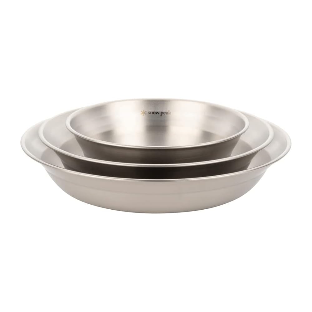 Snow Peak Tableware Set L TW-021 Lightweight Stainless Steel Camping Outdoor Tableware for One