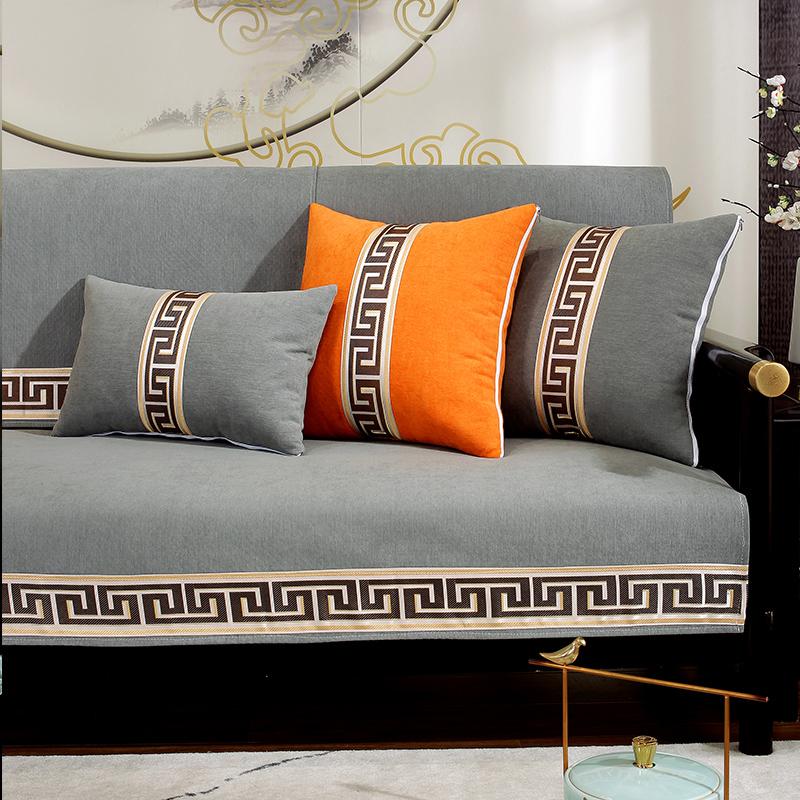 1pcs Chenier Sofa Cushion, Simple Anti Slip Sofa Cushion for Single Seat, Double Seat, and Triple Seat, Sofa Cover Sofa Towel