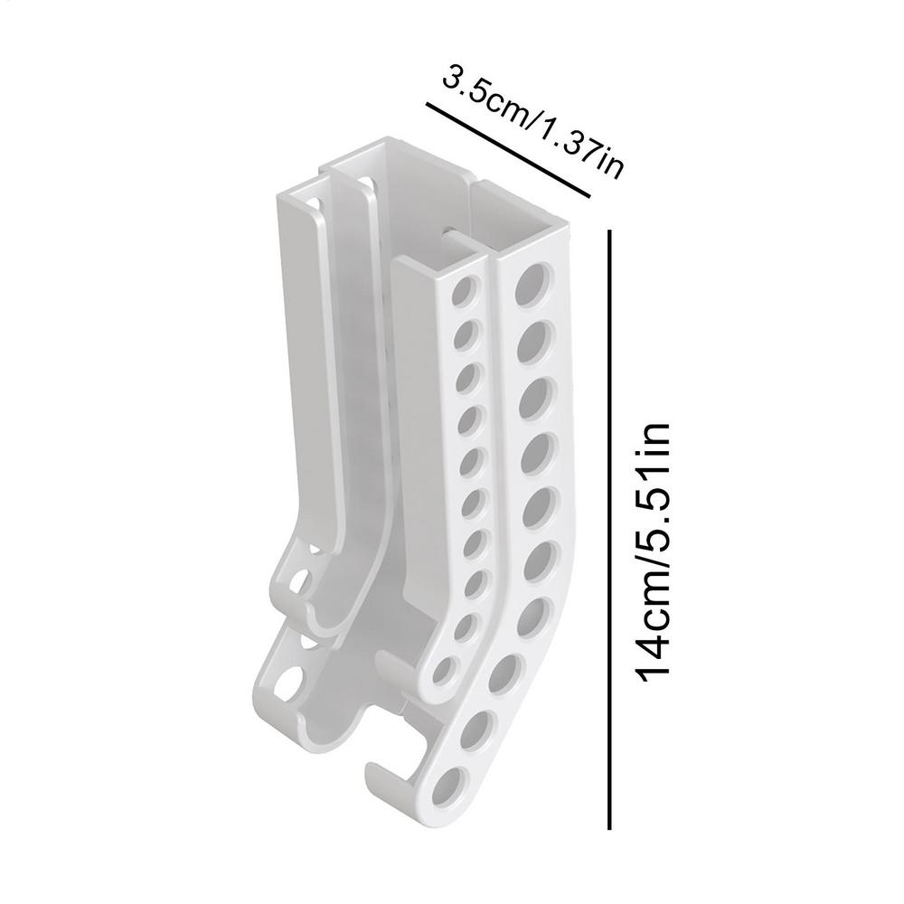 

Органайзер для хранения батареек, настенный, комбинированный диспенсер-контейнер для батареек AA и AAA, держатель для 10 батареек AAA и 10 батареек AA белый